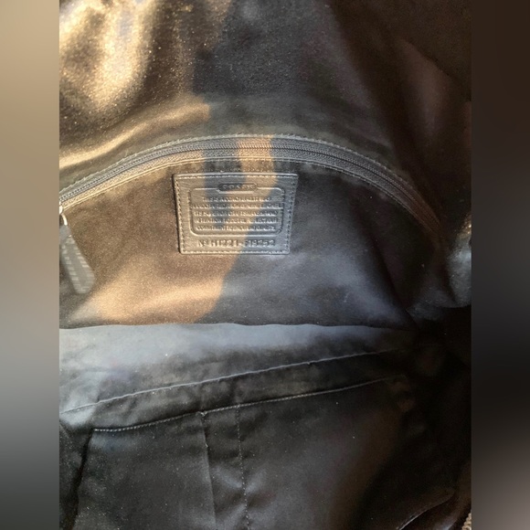 Coach Gallery tote black leather - Picture 7 of 11